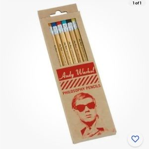 ANDY WARHOL Philosophy pencils
